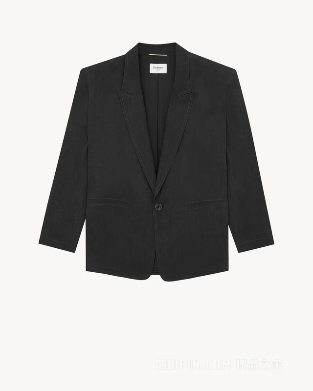 桑蚕丝软绸夹克