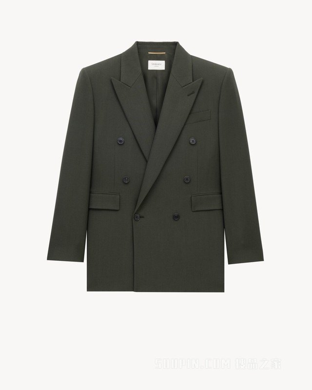 羊毛华达呢夹克