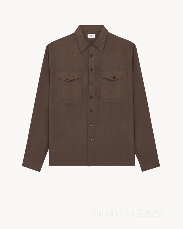 桑蚕丝软绸衬衫