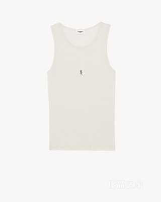 LE CASSANDRE平纹针织罗纹棉质背心