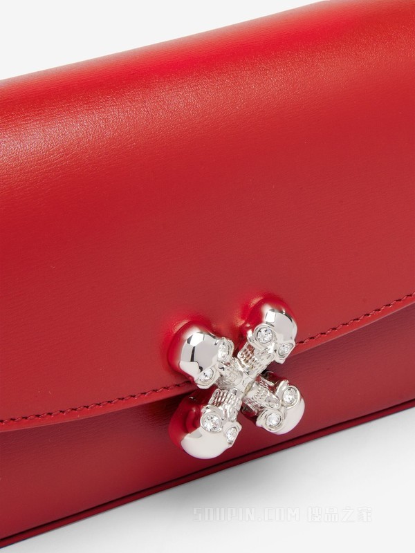 小号Skull Flower手袋