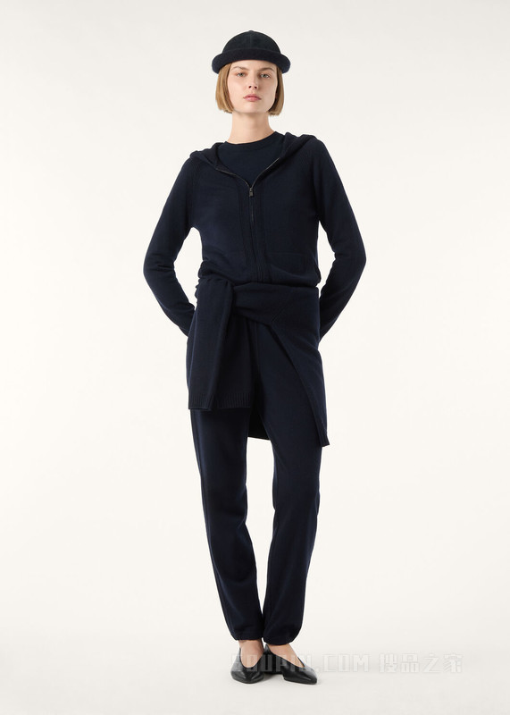 Bomber Merano女士飞行员夹克 小羊绒