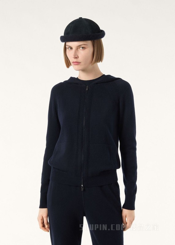 Bomber Merano女士飞行员夹克 小羊绒