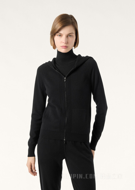 Bomber Merano女士飞行员夹克 小羊绒