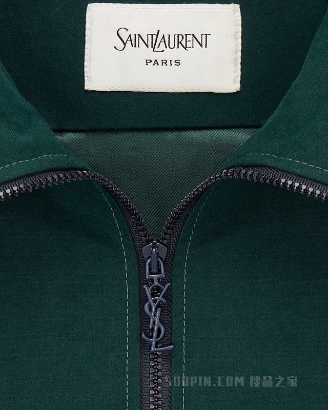 LE CASSANDRE半拉链棉质帆布夹克