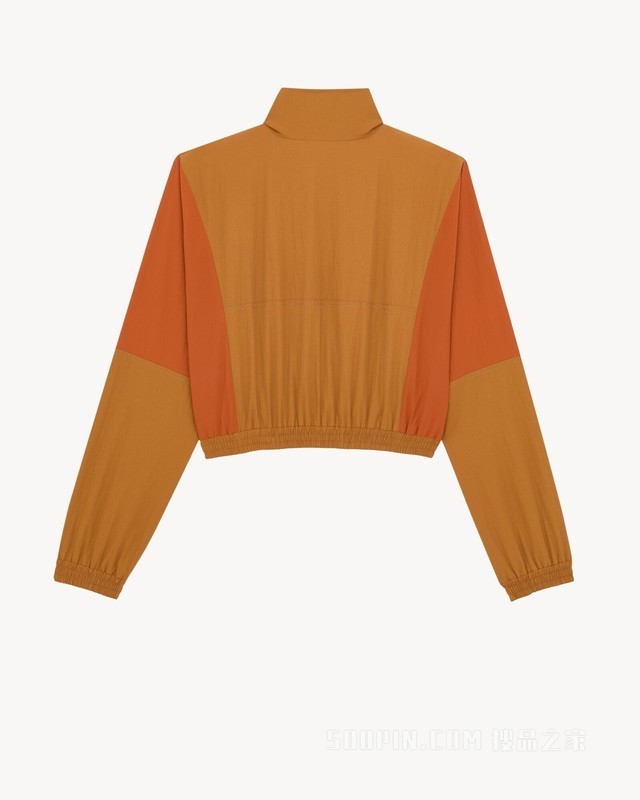 LE CASSANDRE短款聚酰胺罗缎风衣