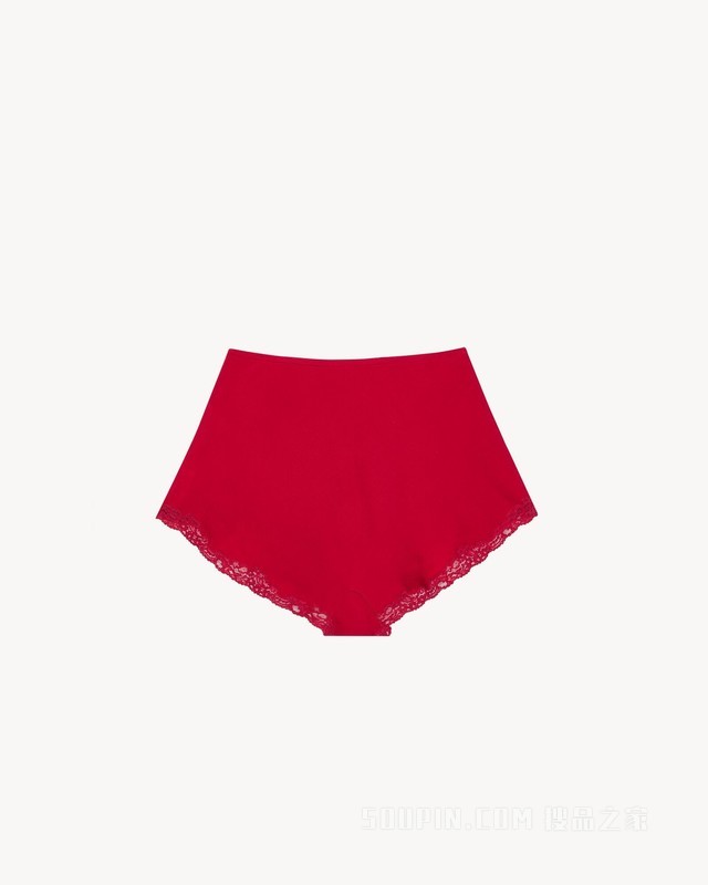 桑蚕丝平纹绉缎蕾丝连衣裙