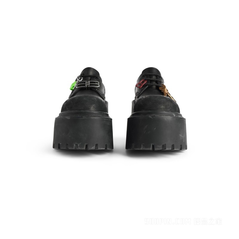 STRIKE挂饰厚底德比鞋