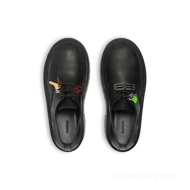 STRIKE挂饰厚底德比鞋