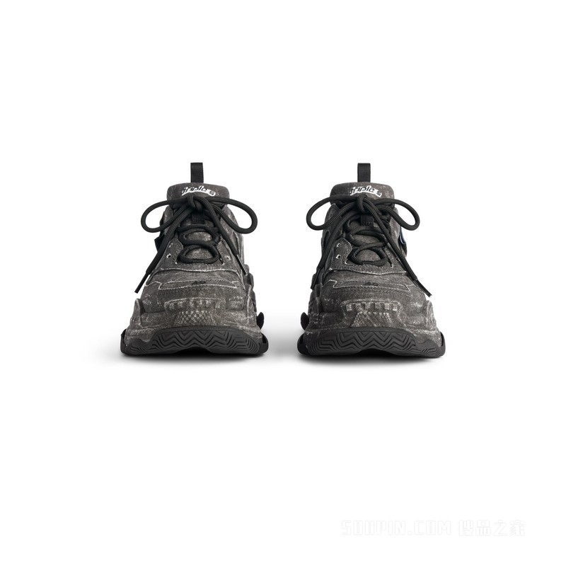 TRIPLE S CANVAS男士运动鞋