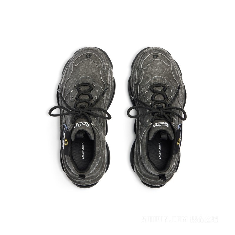 TRIPLE S CANVAS男士运动鞋