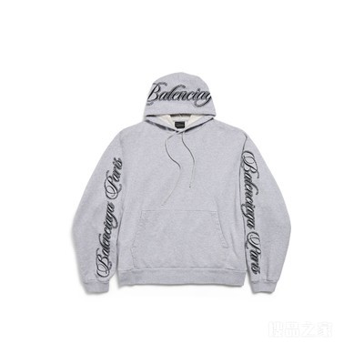 CURSIVE HOODIE廓形连帽卫衣