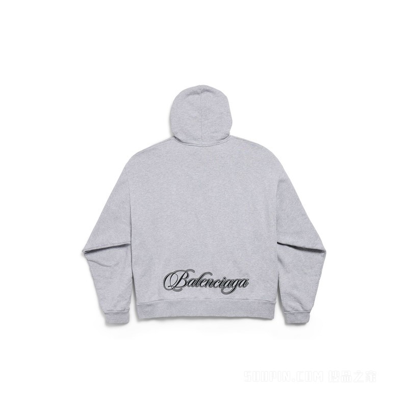 CURSIVE HOODIE廓形连帽卫衣