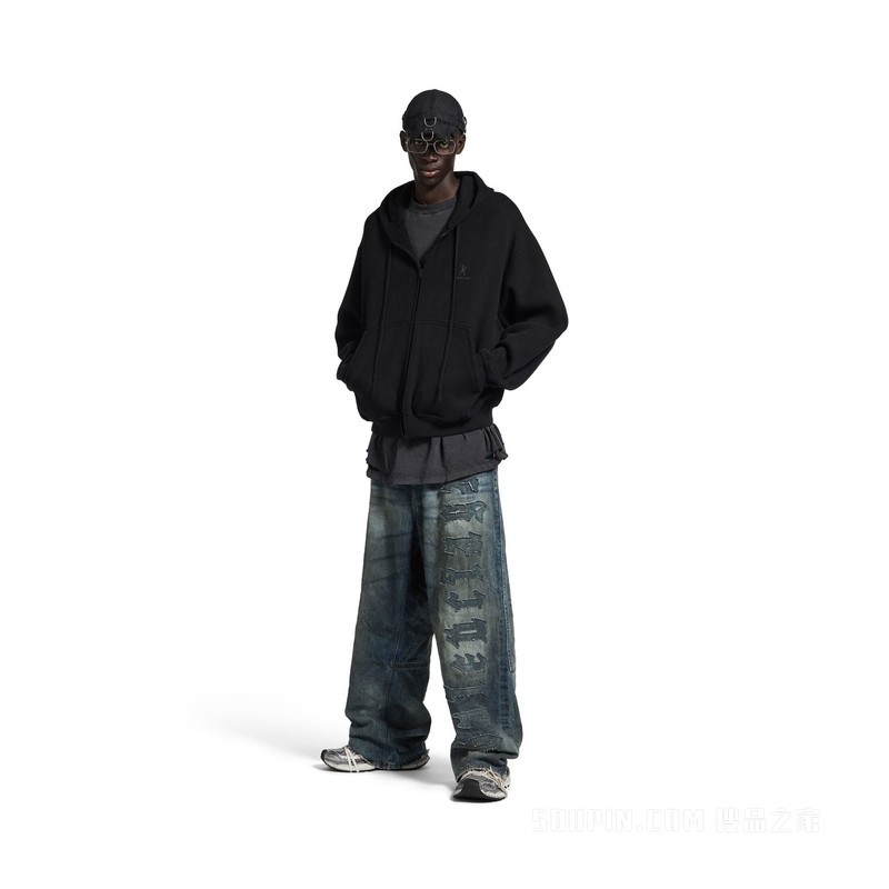 LION HOODIE拉链连帽卫衣