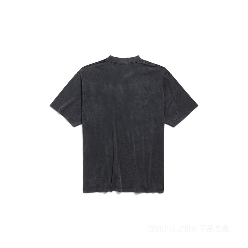 WASHED CRAYON LOOP中号版型T恤