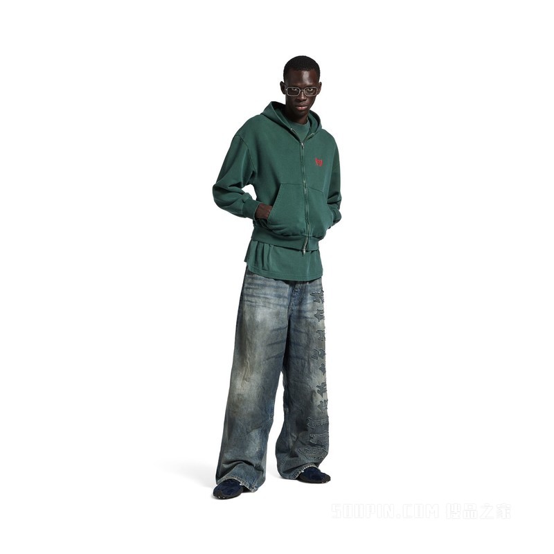 LAUREL CLASSIC HOODIE常规版型拉链连帽卫衣