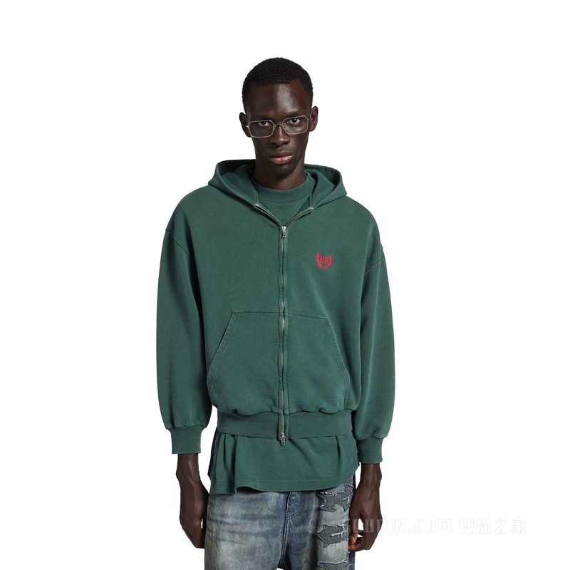 LAUREL CLASSIC HOODIE常规版型拉链连帽卫衣