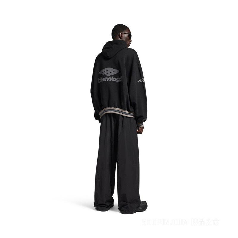 3B FOOTBALL HOODIE POLO领连帽卫衣