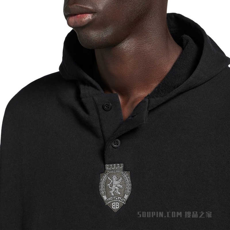 3B FOOTBALL HOODIE POLO领连帽卫衣