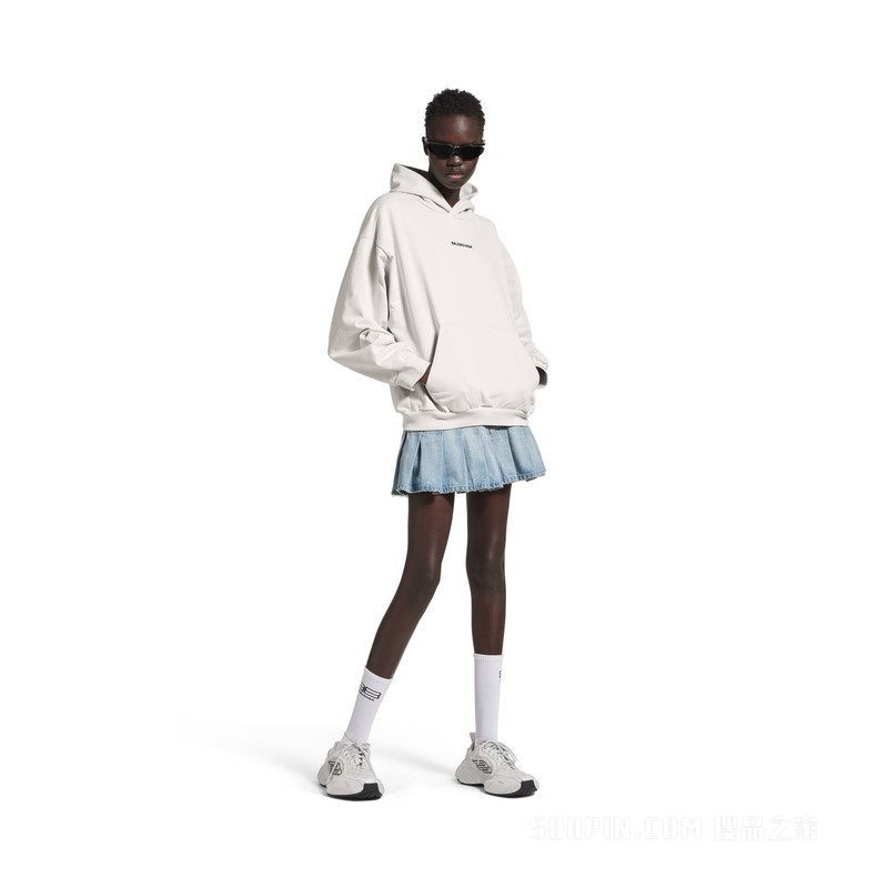 NEW BALENCIAGA BACK HOODIE中号版型连帽卫衣