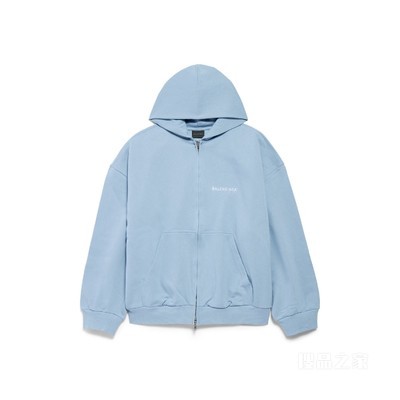 BALENCIAGA BACK HOODIE常规版型拉链连帽卫衣