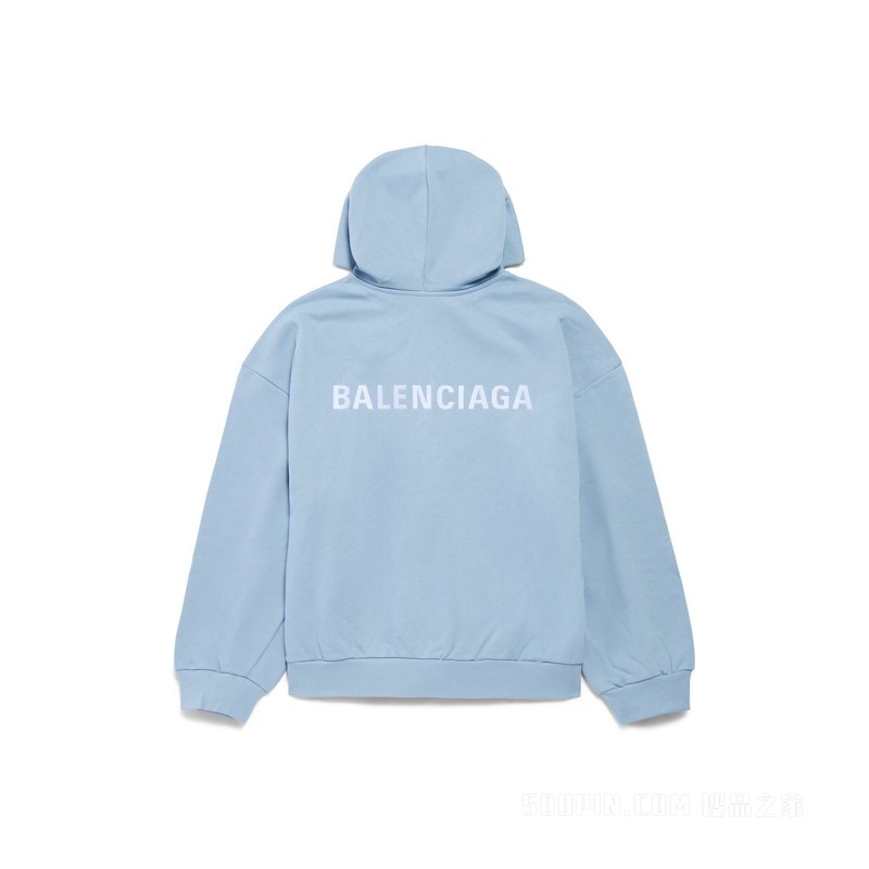 BALENCIAGA BACK HOODIE常规版型拉链连帽卫衣