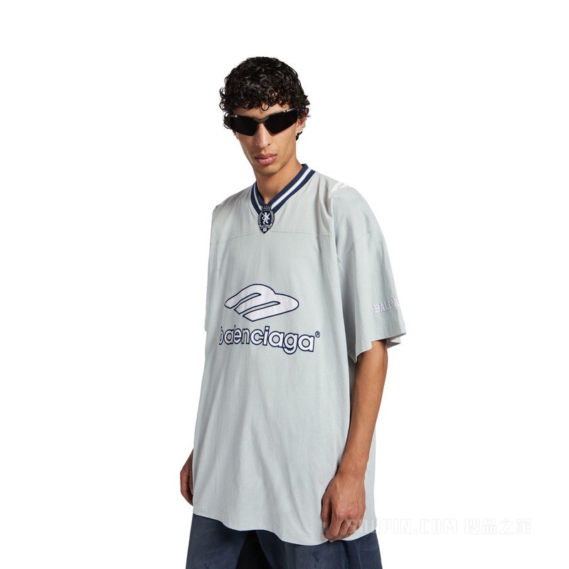 3B FOOTBALL廓形V领T恤