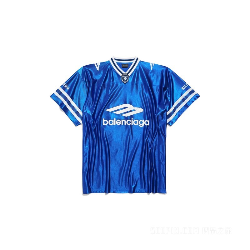 3B FOOTBALL廓形V领T恤