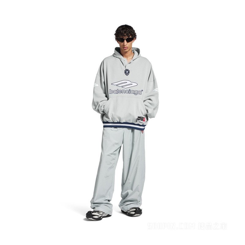 3B FOOTBALL HOODIE POLO领连帽卫衣