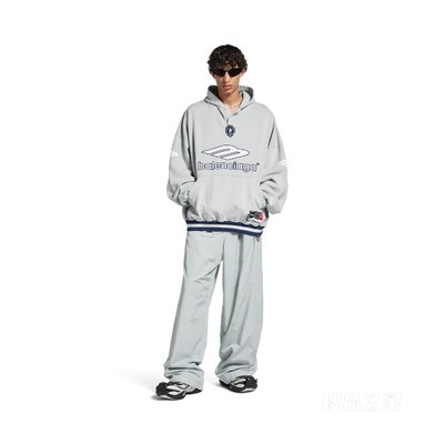 3B FOOTBALL HOODIE POLO领连帽卫衣