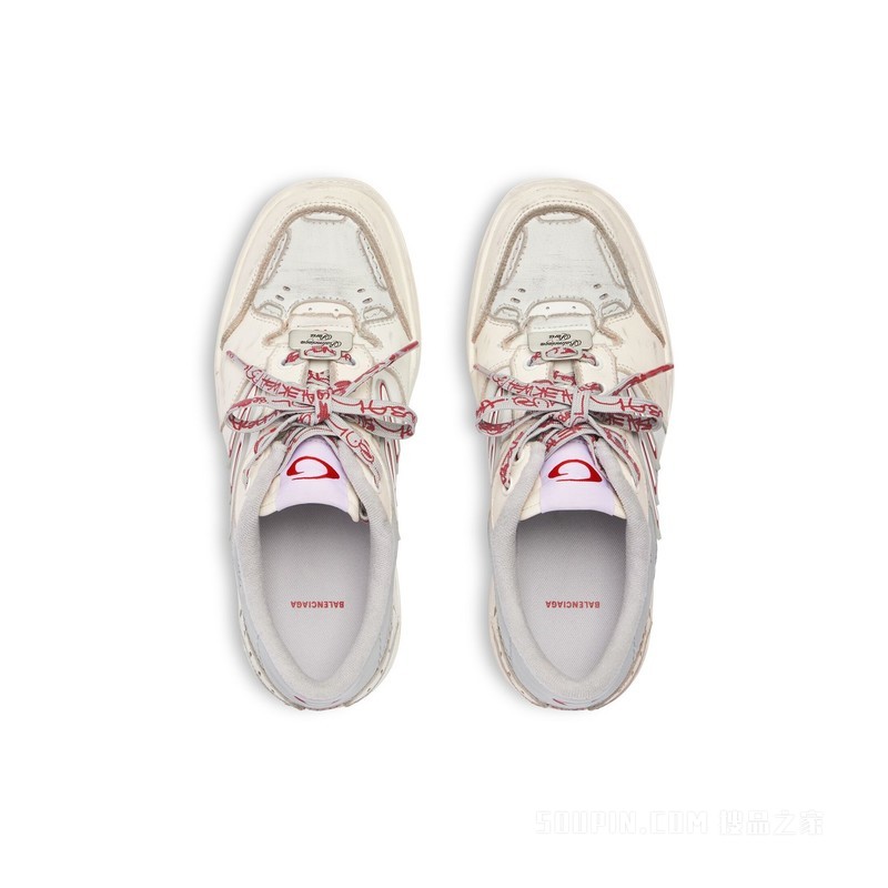 HAMPTONS WORN-OUT中度做旧女士运动鞋