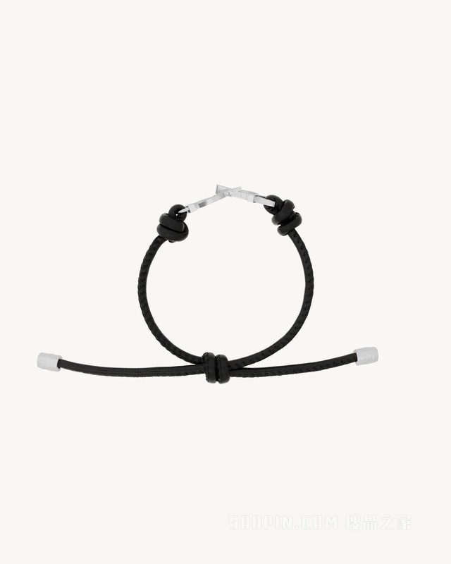 LE CASSANDRE皮革绳带手链