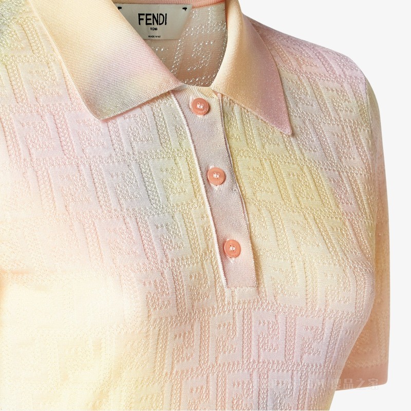 Fantastic FENDI Future连衣裙 拼色FF粘胶纤维连衣裙