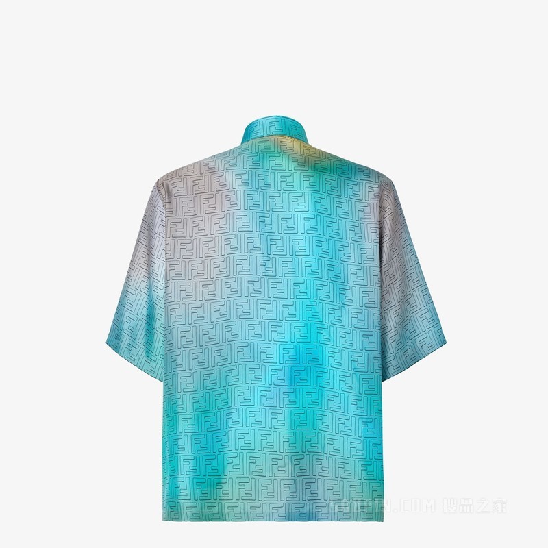 Fantastic FENDI Future衬衫 拼色FF桑蚕丝衬衫