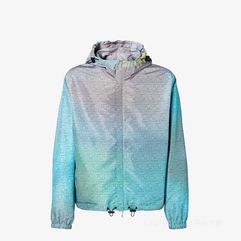 Fantastic FENDI Future夹克衫 拼色印花高科技布料夹克