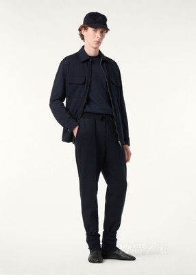 Whitney长裤 羊绒, 棉 , 桑蚕丝