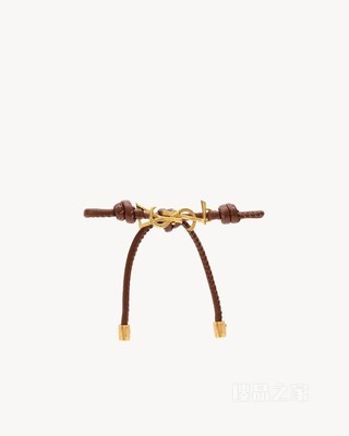 LE CASSANDRE皮革绳结手链