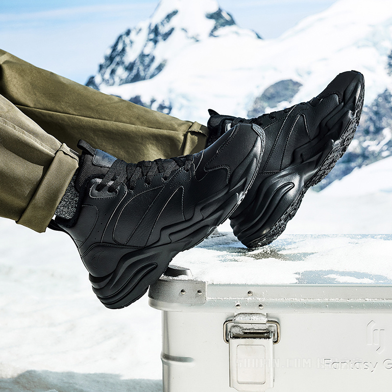 安踏引力男子休闲棉鞋