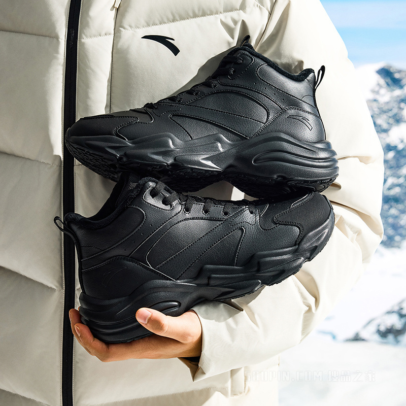 安踏引力男子休闲棉鞋