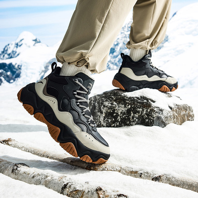 安踏流萤男子休闲棉鞋