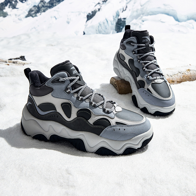 安踏流萤男子休闲棉鞋