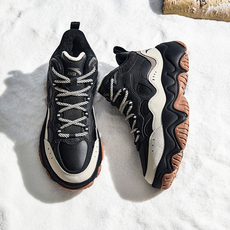 安踏流萤男子休闲棉鞋