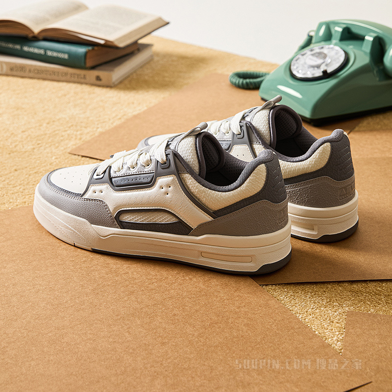 【王一博同款】安踏骜杰4代柔软舒适男子潮流滑板鞋