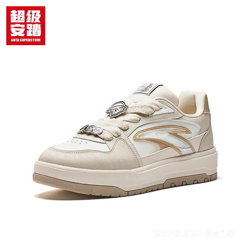 超级安踏月牙男子经典板鞋