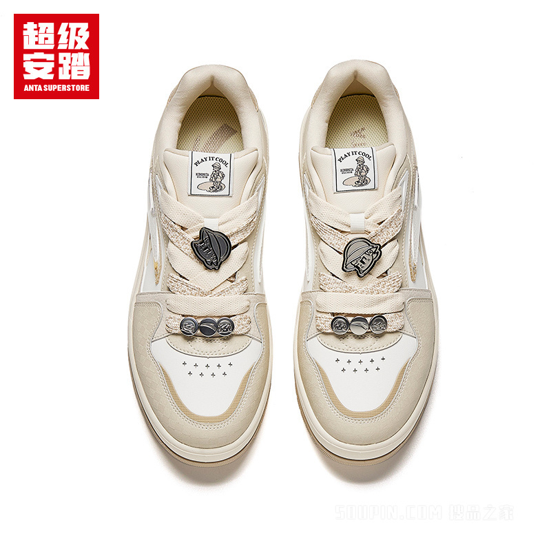 超级安踏月牙男子经典板鞋
