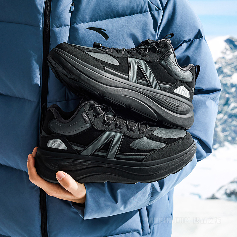 安踏无界高质保暖男子户外棉鞋