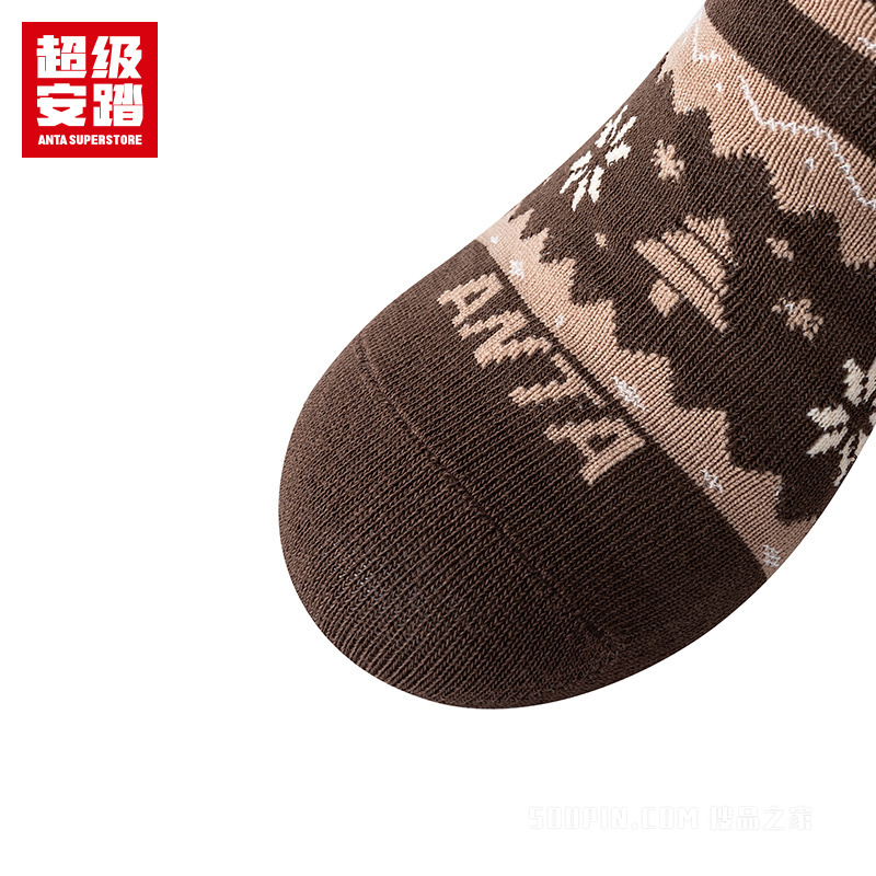超级安踏跨界联名男女同款平板长袜