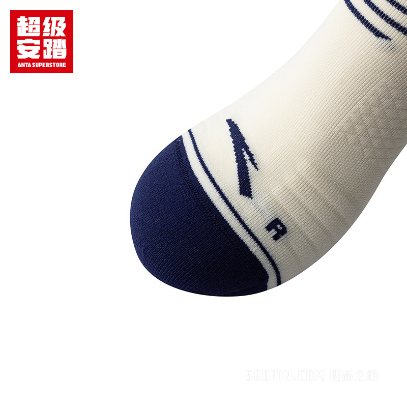 超级安踏跑训男女同款毛圈长袜