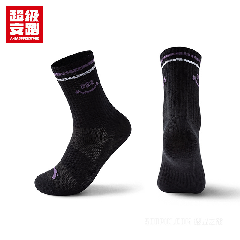 超级安踏运动生活系列MONITA男女同款平板长袜