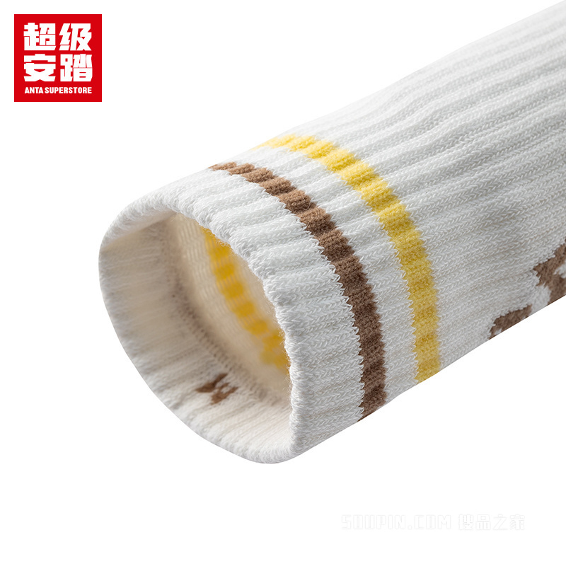 超级安踏运动生活系列MONITA男女同款平板长袜